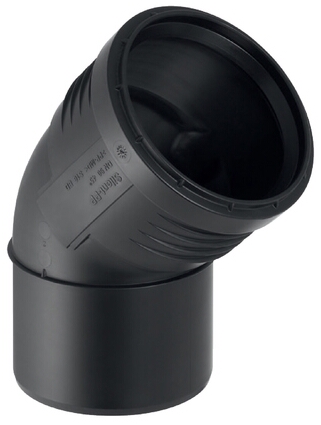 Geberit Silent PP Bogen GTB DN160 45 Grad 390.722.14.1