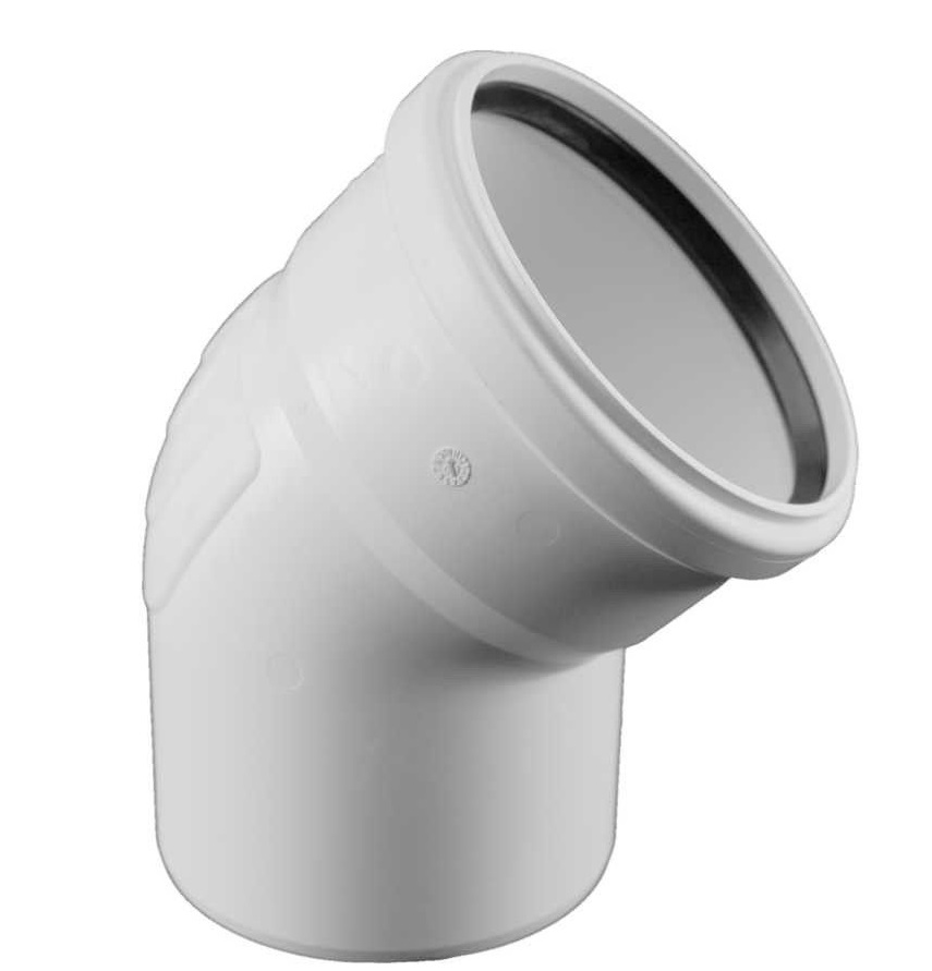 Raupiano Plus Bogen DN200mm 45 Grad